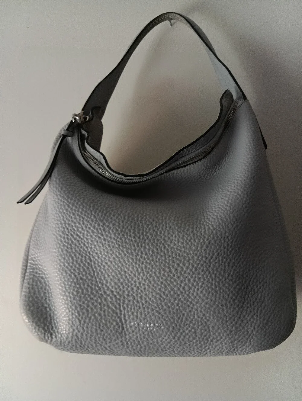 Coach Grey Leather Hobo Bag - Unbranded
